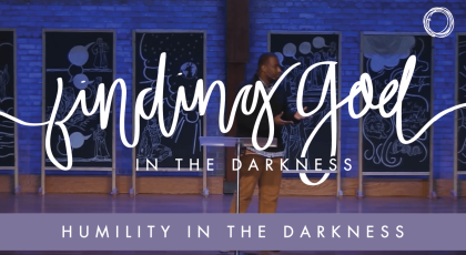 Humility in the Darkness: Job Rebuked Regarding God’s Greatness
